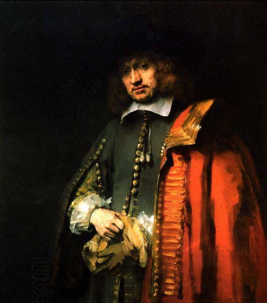 REMBRANDT Harmenszoon van Rijn Portrait of Jan Six, China oil painting art